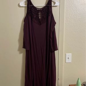 Cold shoulder dress
